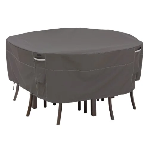 Classic Accessories Ravenna Round Patio Table & Chair Set Cover (94 inch)