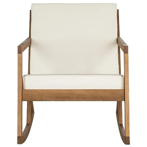 SAFAVIEH Outdoor Vernon Wood Rocking Chair