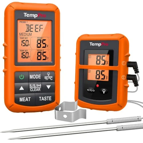 TempPro TempSync 500FT Wireless Meat Thermometer