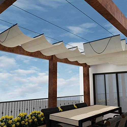 Windscreen4less 7' x 16' Retractable Sun Shade Canopy Windscreen4less 7' x 16' Retractable Sun Shade Canopy