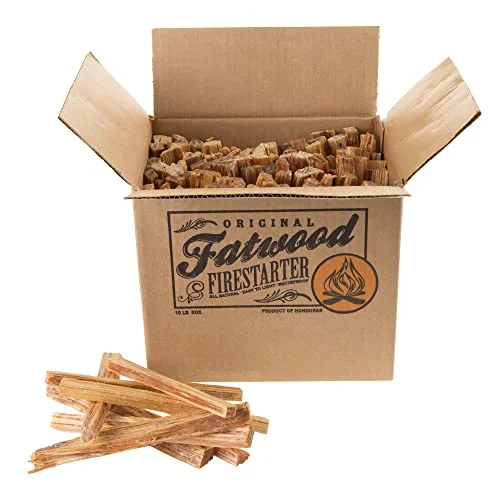 Pure Garden 10-Pound Box of Fatwood Fire Starters Pure Garden 10-Pound Box of Fatwood Fire Starters