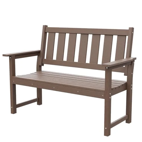 ACUEL 50" HDPE Outdoor Bench (2-Person) ACUEL 50" HDPE Outdoor Bench (2-Person)