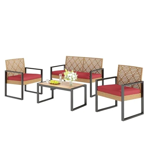 Sophia & William 4-Piece Patio Conversation Set