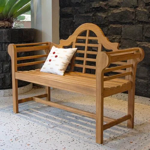 Cambridge Casual Lutyens Teak 4-Foot Garden Bench Cambridge Casual Lutyens Teak 4-Foot Garden Bench