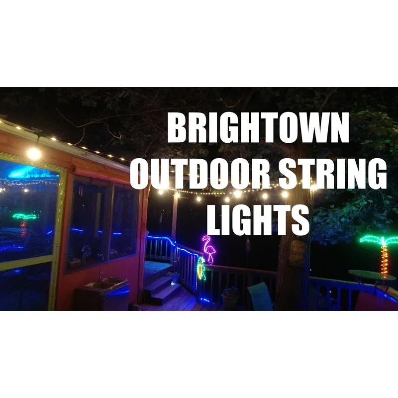 Brightown Outdoor String Lights 48FT
