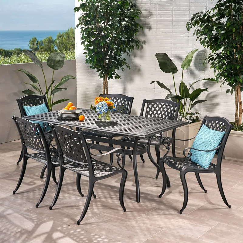 Christopher Knight Home Puerta Aluminum Set