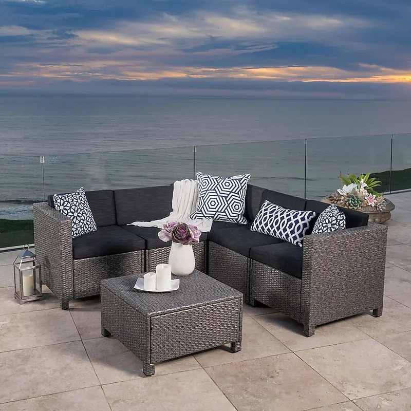 Christopher Knight Home Puerta 6-Piece Sectional
