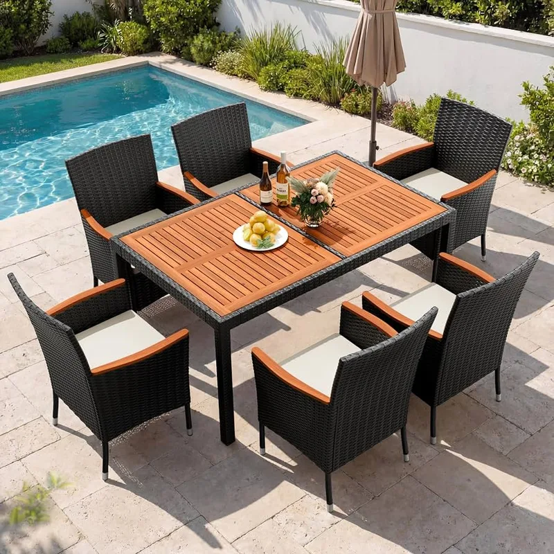Devoko 7-Piece Outdoor Dining Set