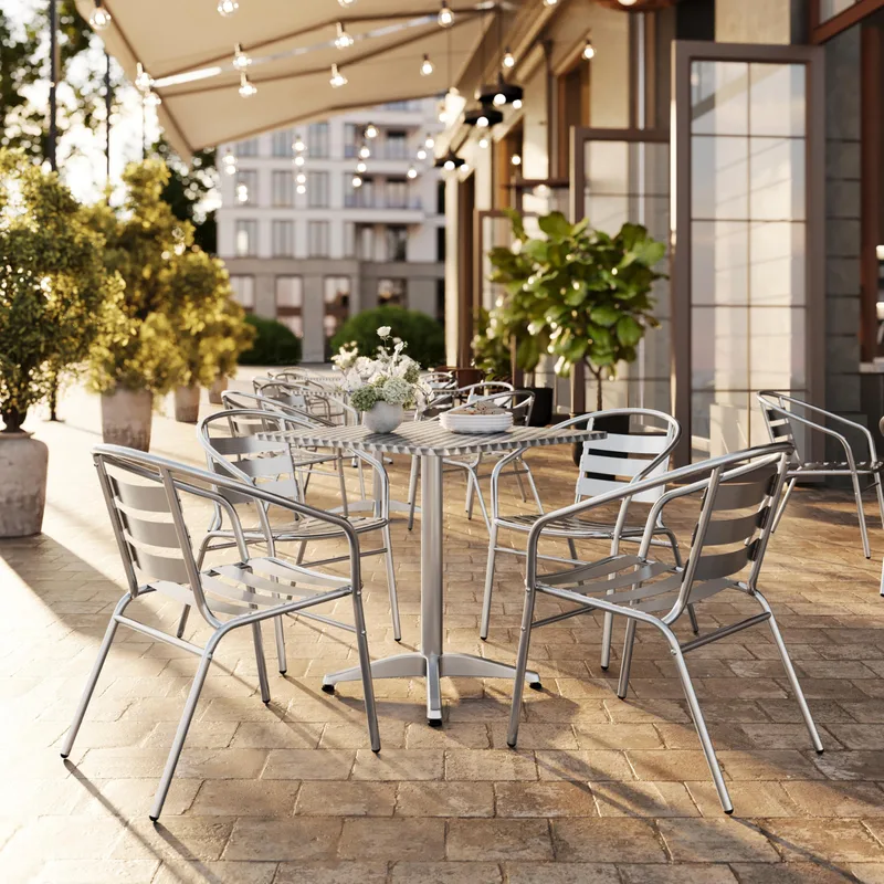 Flash Furniture Nantucket 30-Inch Bistro Table Set