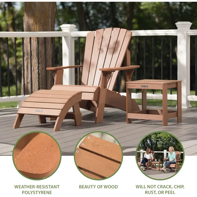 Lifetime 60064 Faux Wood Adirondack Chair Lifetime 60064 Faux Wood Adirondack Chair