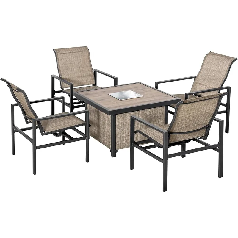 Outsunny 5-Piece Patio Dining Set