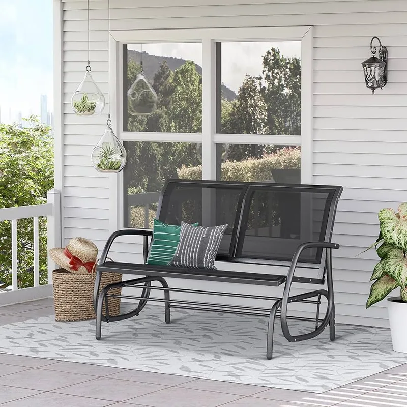 Outsunny 2-Person Patio Glider Bench