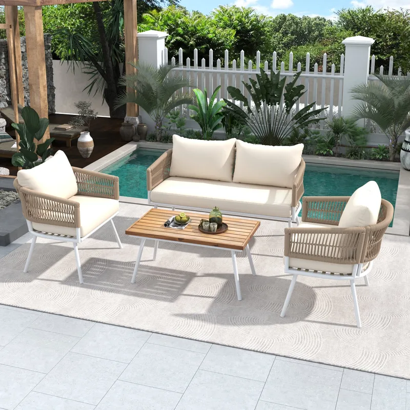 Patio Festival 4-Piece Conversation Set