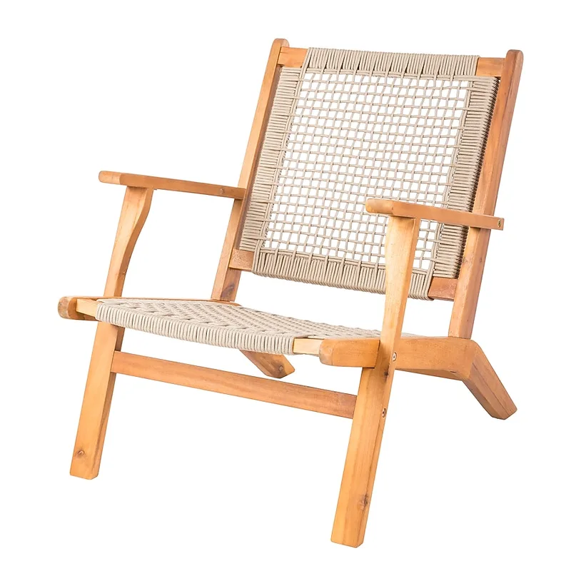 PatioSense Vega Wicker Stacking Chair Set