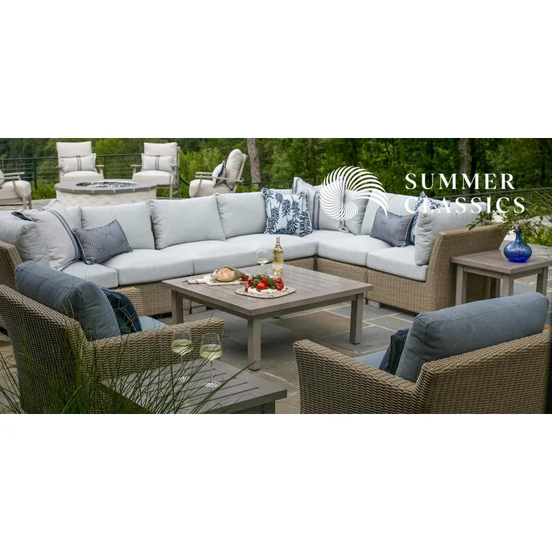 Summer Classics Athena Aluminum Sectional