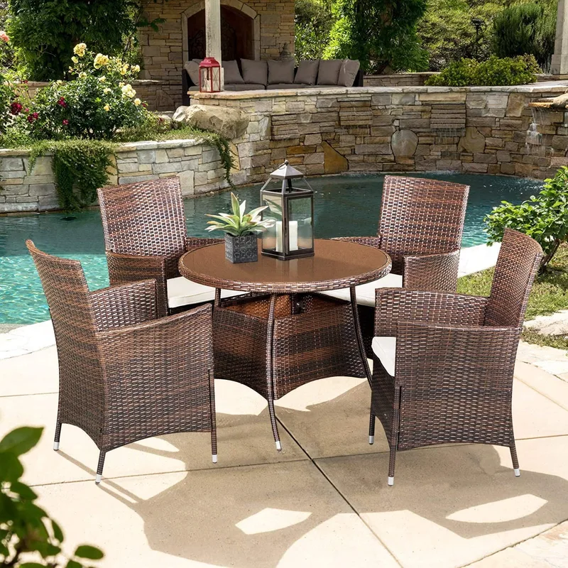 SUNCROWN 5-Piece Outdoor Dining Set